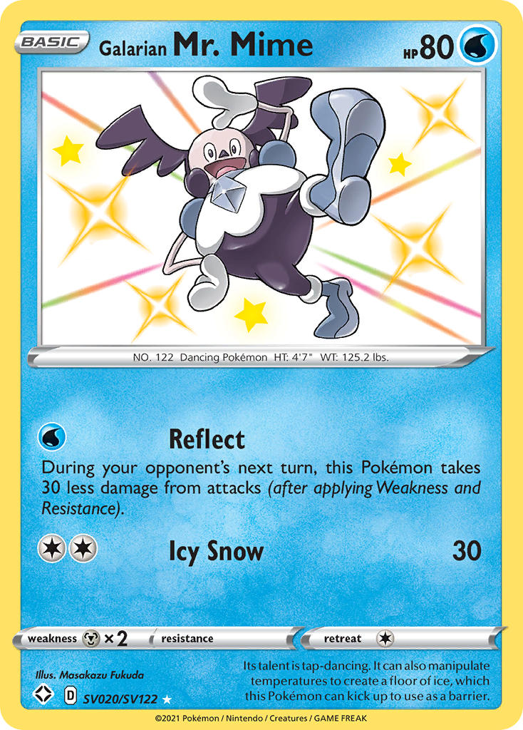 Galarian Mr. Mime (SV020/SV122) [Sword & Shield: Shining Fates] | Local Legends