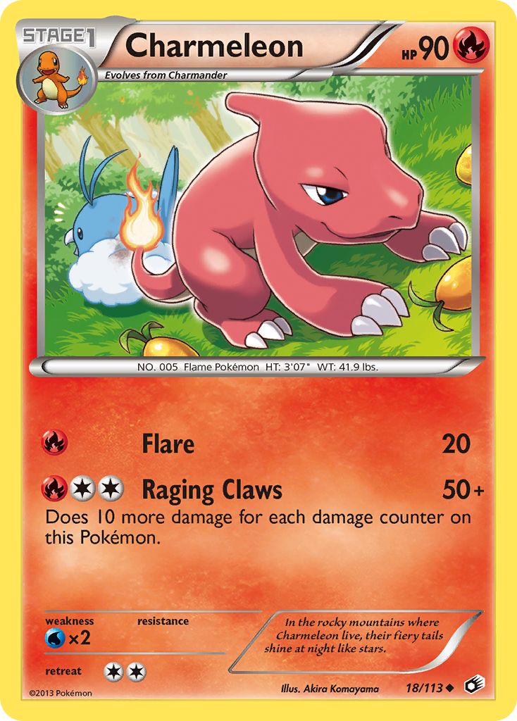 Charmeleon (18/113) [Black & White: Legendary Treasures] | Golgari Games