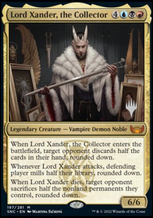 Lord Xander, the Collector (Promo Pack) [Streets of New Capenna Promos] | Local Legends