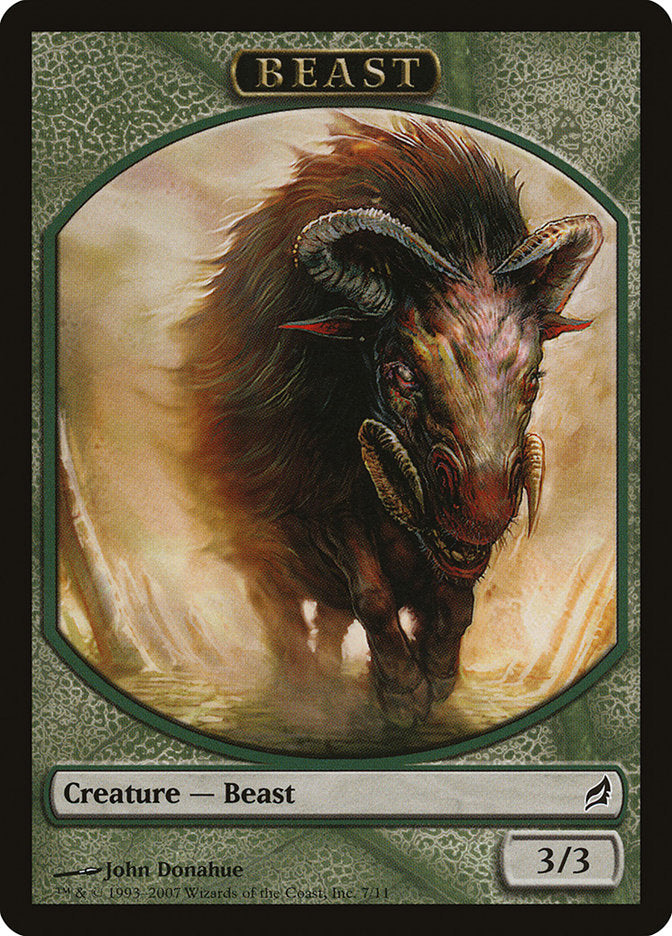 Beast Token [Lorwyn Tokens] | Golgari Games