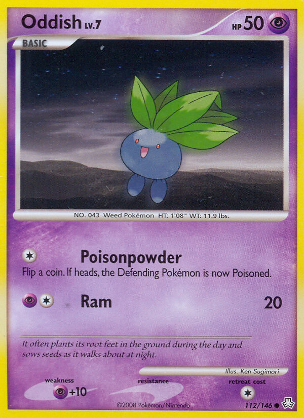 Oddish (112/146) [Diamond & Pearl: Legends Awakened] | Golgari Games