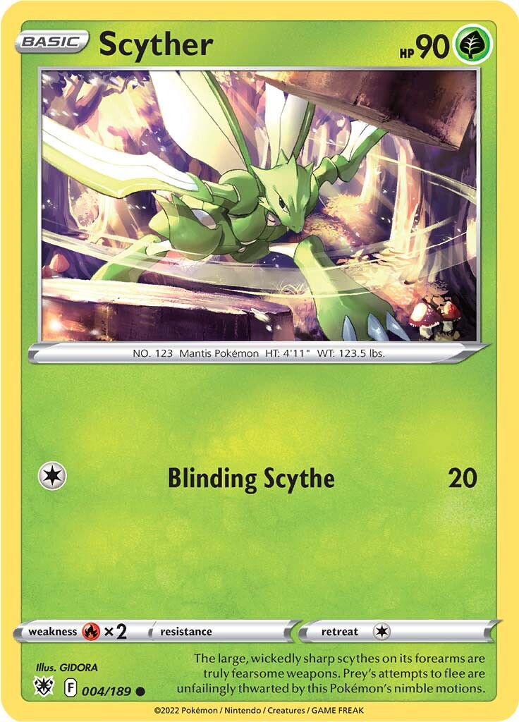 Scyther (004/189) [Sword & Shield: Astral Radiance] | Golgari Games