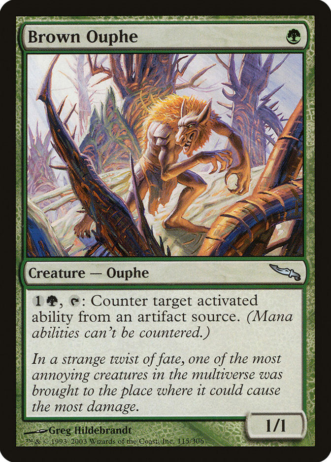 Brown Ouphe [Mirrodin] | Golgari Games