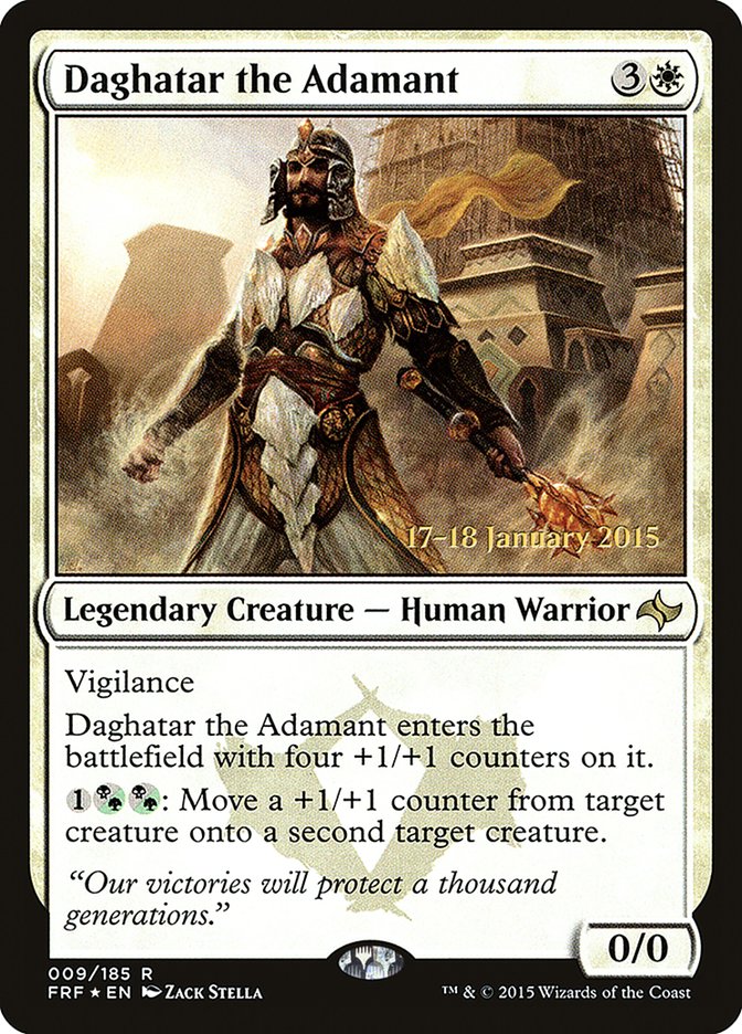 Daghatar the Adamant [Fate Reforged Prerelease Promos] | Golgari Games