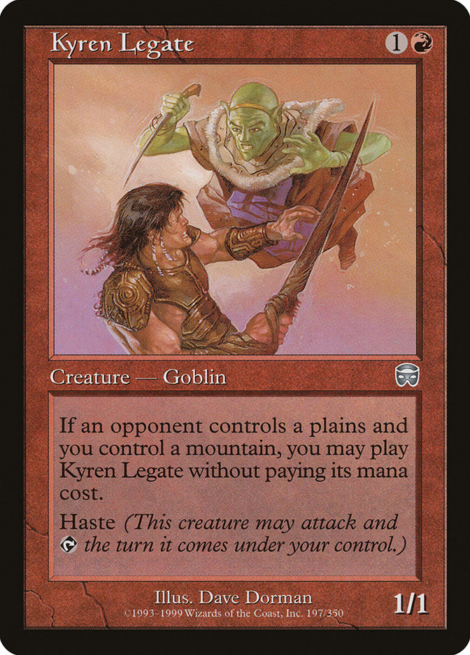 Kyren Legate [Mercadian Masques] | Local Legends