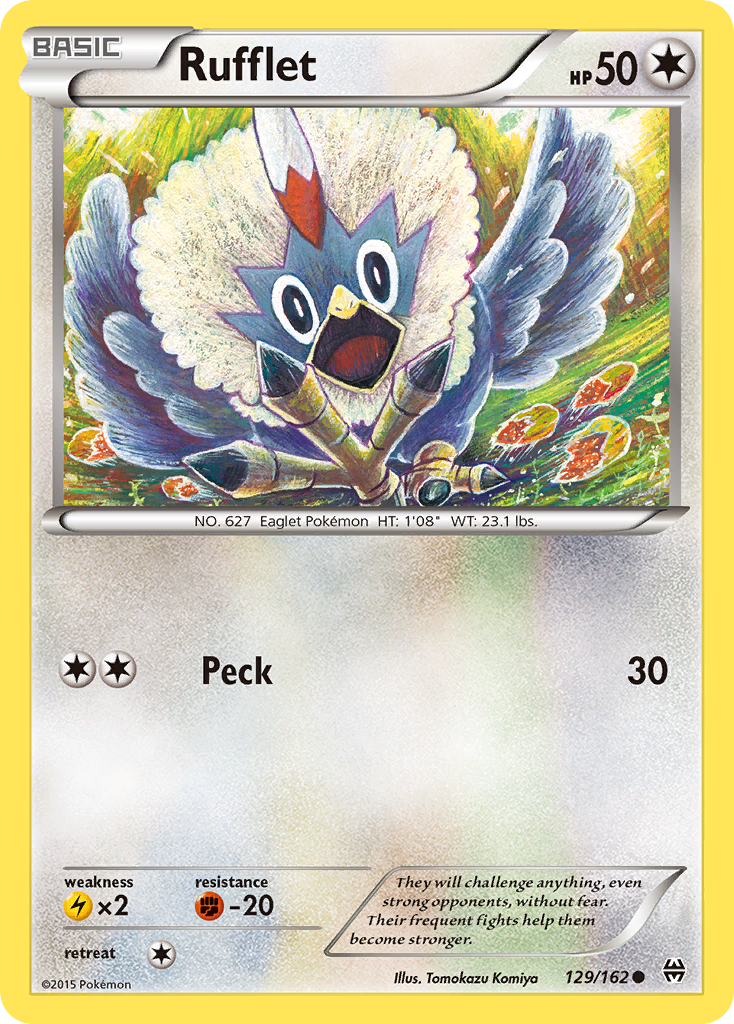 Rufflet (129/162) [XY: BREAKthrough] | Golgari Games