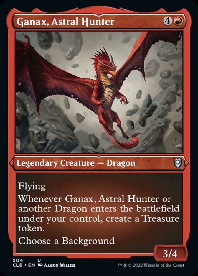 Ganax, Astral Hunter (Foil Etched) [Commander Legends: Battle for Baldur's Gate] | Local Legends