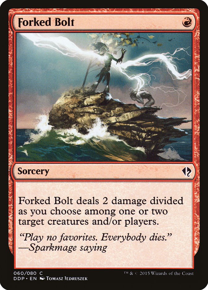Forked Bolt [Duel Decks: Zendikar vs. Eldrazi] | Local Legends