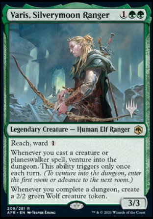 Varis, Silverymoon Ranger (Promo Pack) [Dungeons & Dragons: Adventures in the Forgotten Realms Promos] | Golgari Games