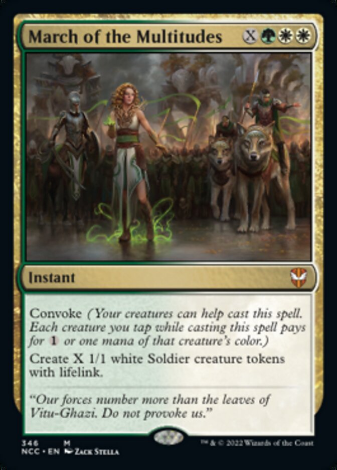 March of the Multitudes [Streets of New Capenna Commander] | Local Legends