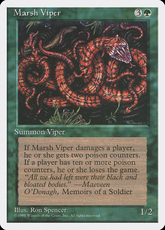 Marsh Viper [Fourth Edition] | Golgari Games