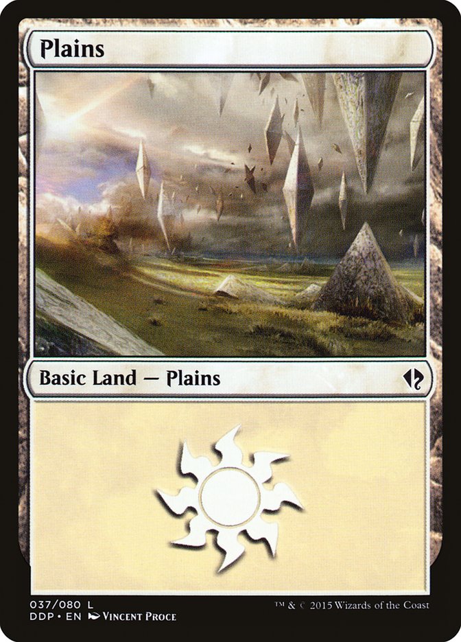Plains (37) [Duel Decks: Zendikar vs. Eldrazi] | Local Legends