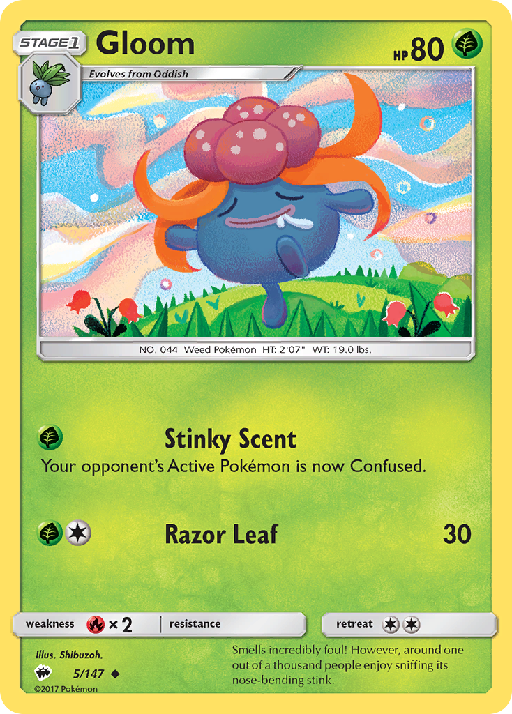 Gloom (5/147) [Sun & Moon: Burning Shadows] | Local Legends