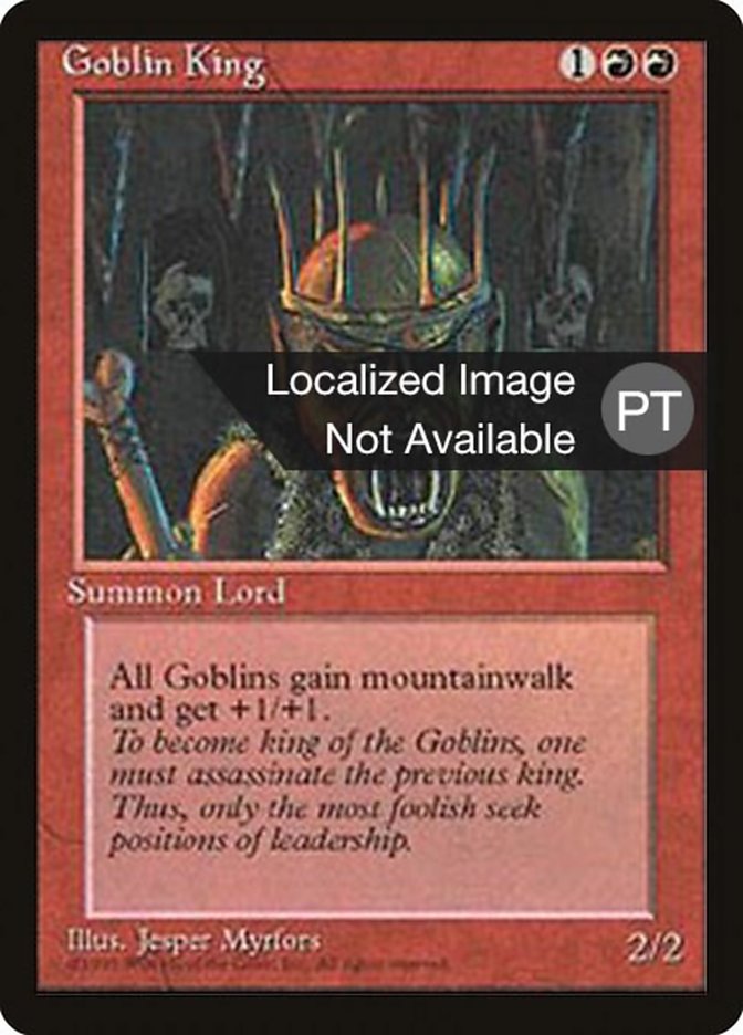 Goblin King [Fourth Edition (Foreign Black Border)] | Local Legends