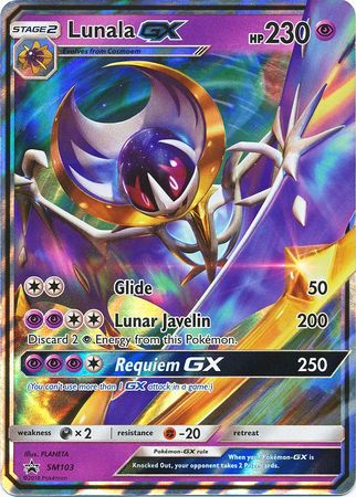 Lunala GX (SM103) (Jumbo Card) [Sun & Moon: Black Star Promos] | Golgari Games