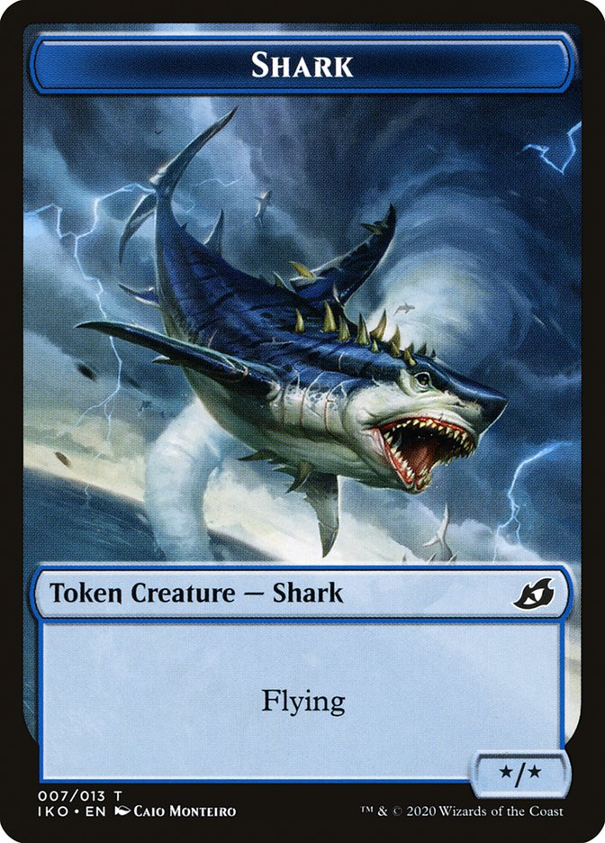 Shark Token [Ikoria: Lair of Behemoths Tokens] | Local Legends