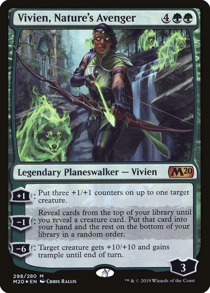 Vivien, Nature's Avenger [Core Set 2020] | Golgari Games