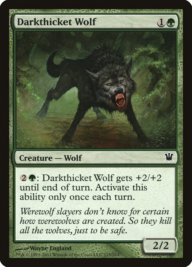 Darkthicket Wolf [Innistrad] | Golgari Games