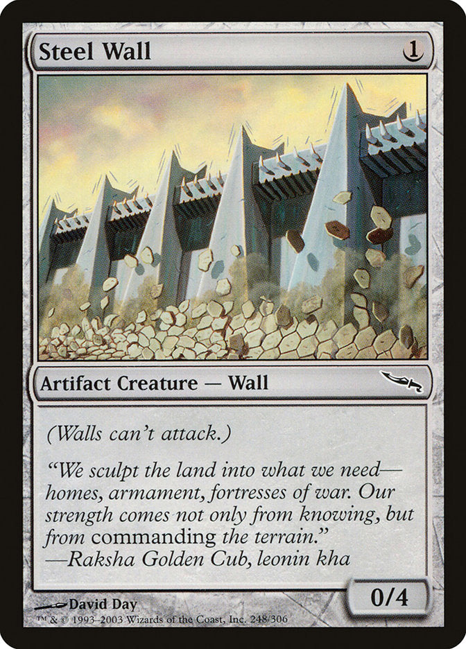 Steel Wall [Mirrodin] | Local Legends