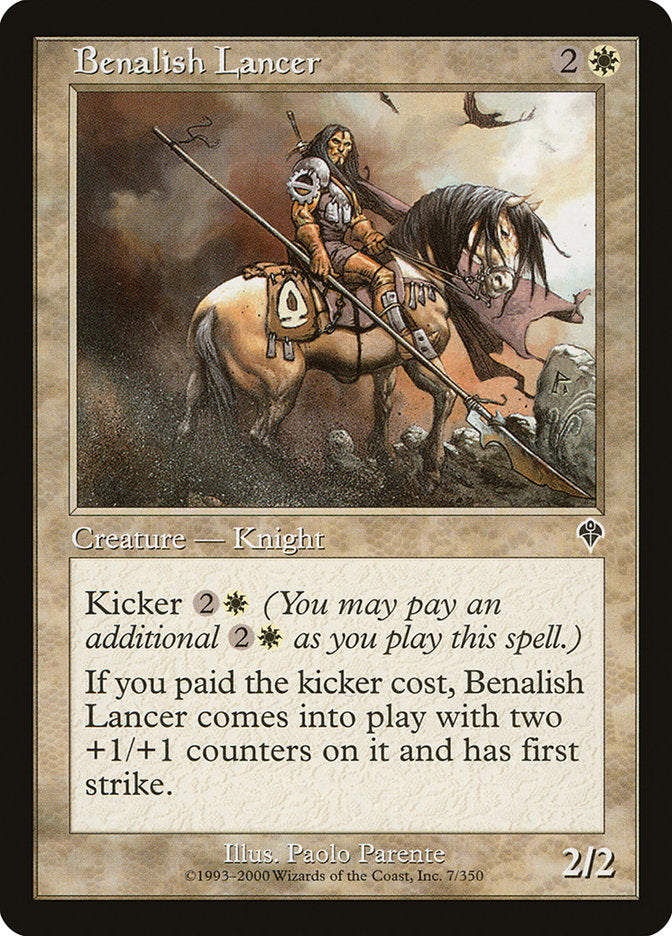 Benalish Lancer [Invasion] | Local Legends