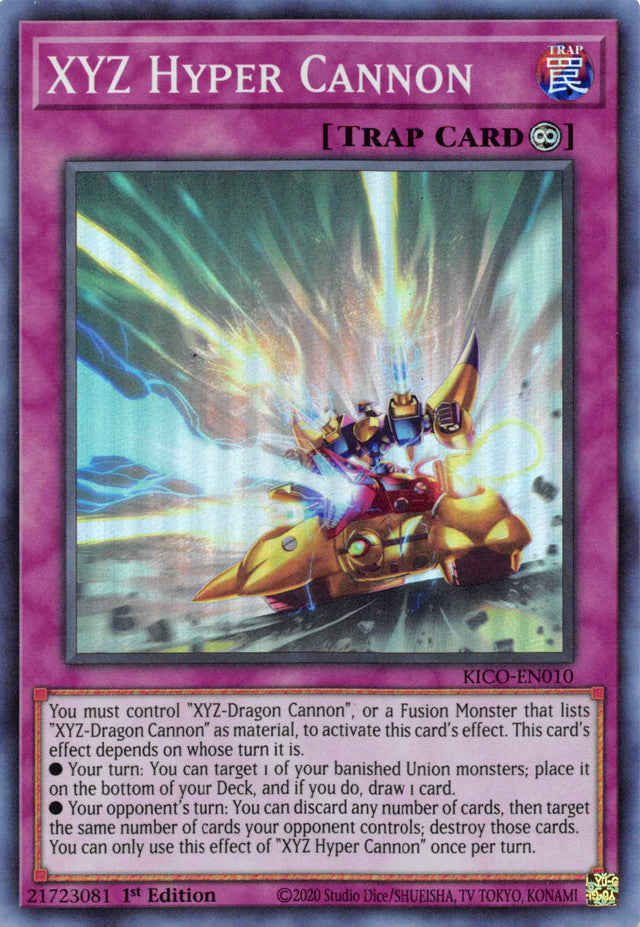 XYZ Hyper Cannon (Super Rare) [KICO-EN010] Super Rare | Golgari Games