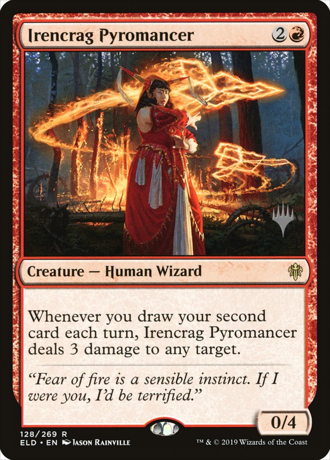 Irencrag Pyromancer (Promo Pack) [Throne of Eldraine Promos] | Local Legends