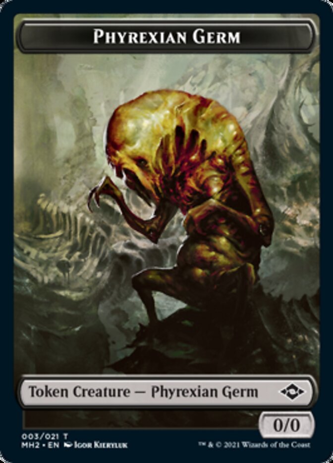 Food Token (17) // Phyrexian Germ Token [Modern Horizons 2 Tokens] | Golgari Games