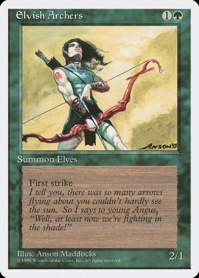 Elvish Archers [Fourth Edition] | Local Legends