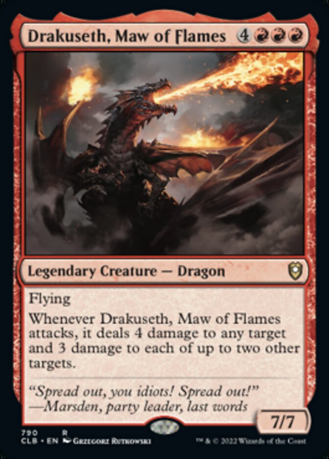 Drakuseth, Maw of Flames [Commander Legends: Battle for Baldur's Gate] | Local Legends