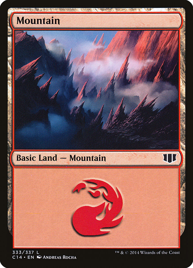 Mountain (333) [Commander 2014] | Golgari Games