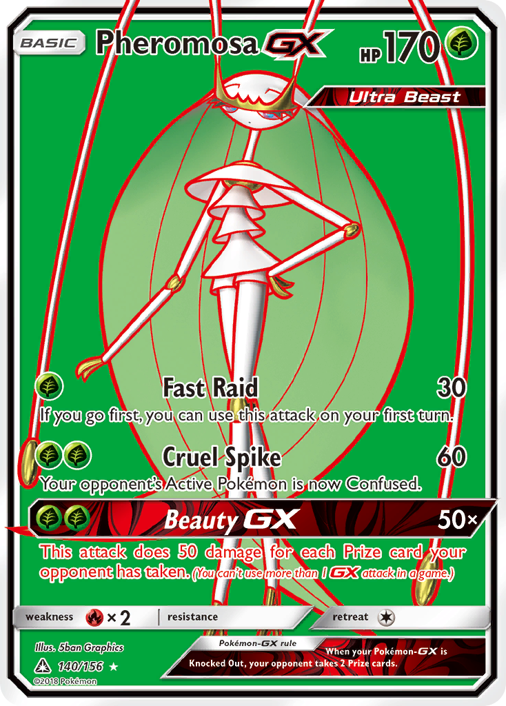 Pheromosa GX (140/156) [Sun & Moon: Ultra Prism] | Golgari Games