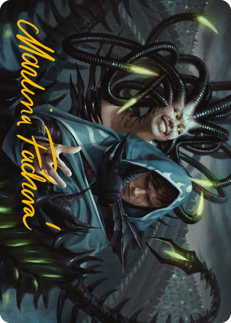 Phyrexian Arena Art Card (Gold-Stamped Signature) [Phyrexia: All Will Be One Art Series] | Local Legends