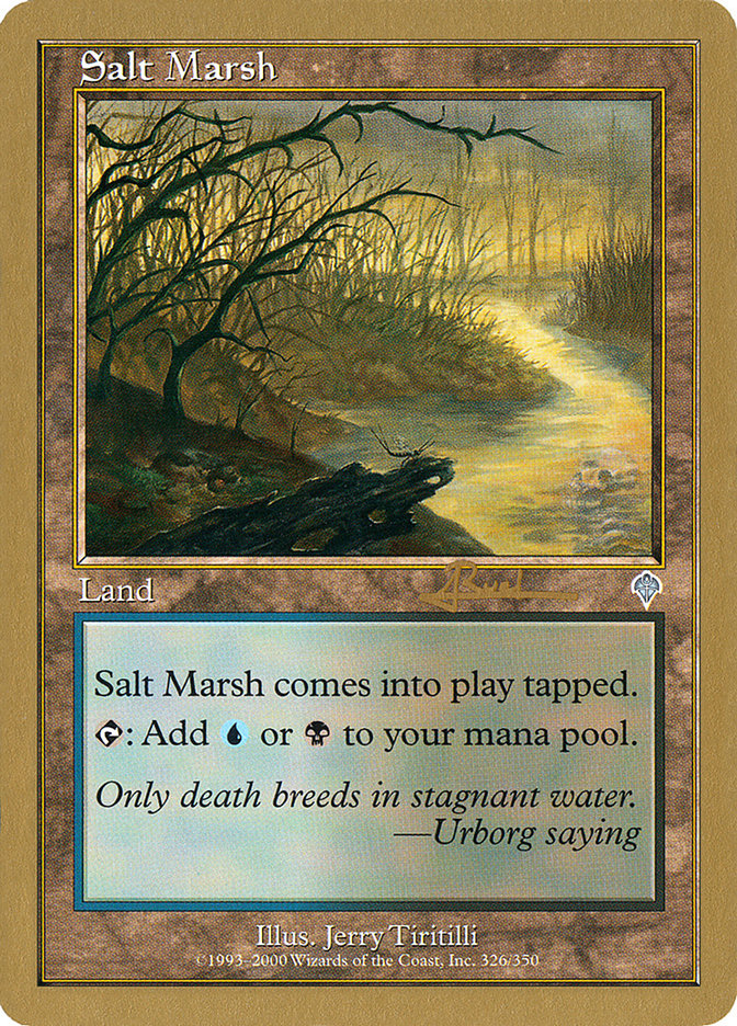 Salt Marsh (Antoine Ruel) [World Championship Decks 2001] | Golgari Games