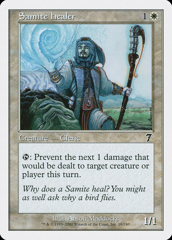 Samite Healer [Seventh Edition] | Local Legends
