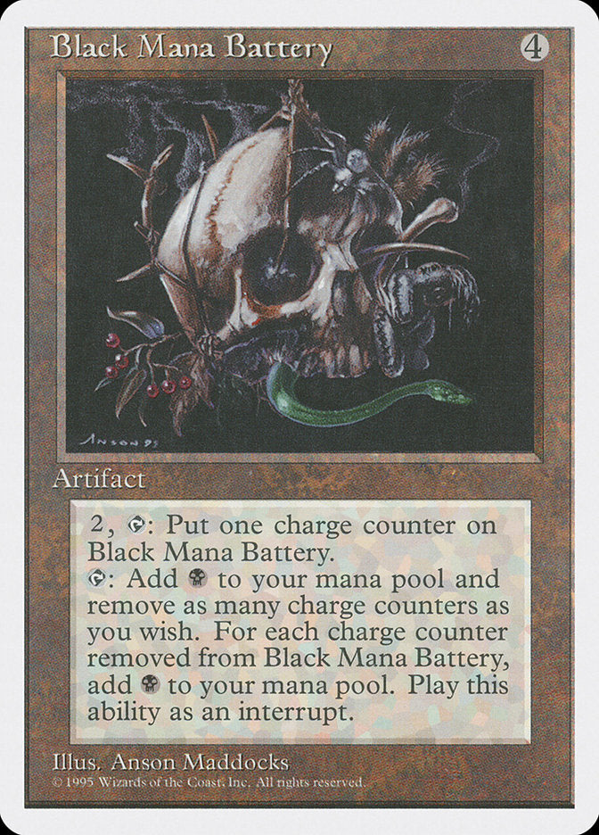 Black Mana Battery [Fourth Edition] | Local Legends
