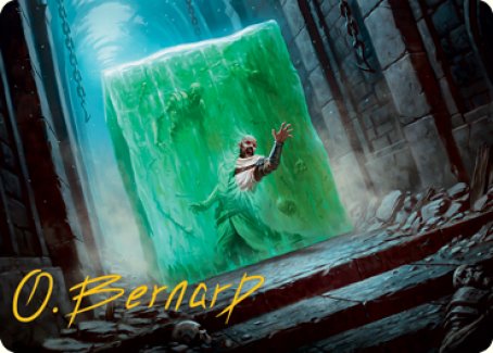 Gelatinous Cube Art Card (Gold-Stamped Signature) [Dungeons & Dragons: Adventures in the Forgotten Realms Art Series] | Local Legends