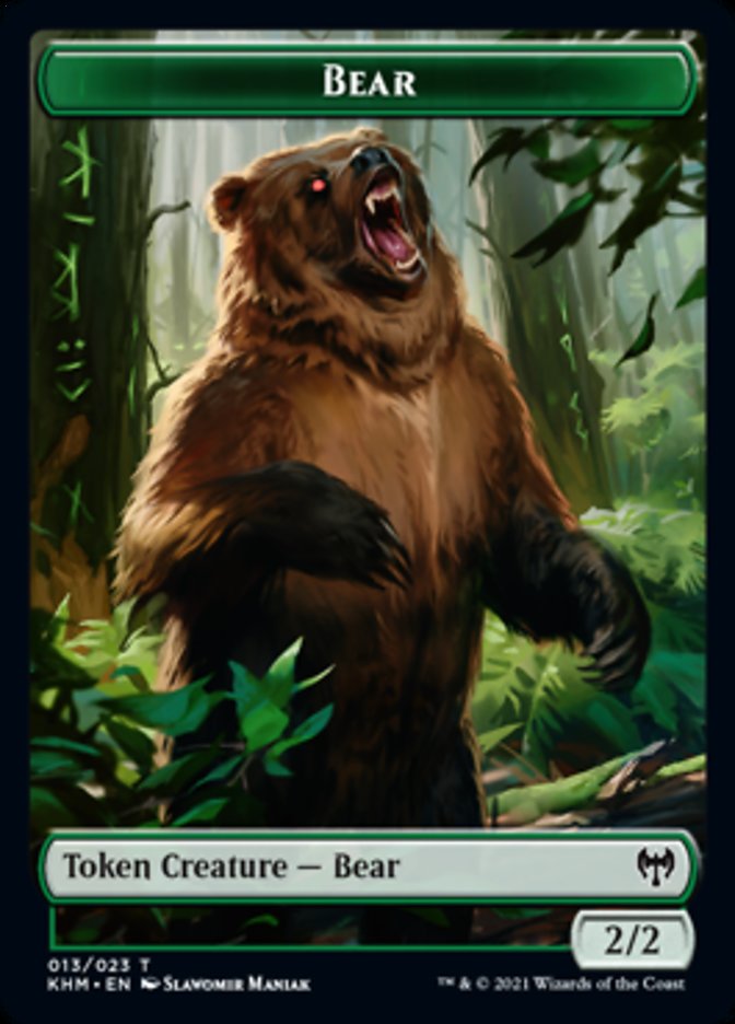 Bear Token [Kaldheim Tokens] | Local Legends