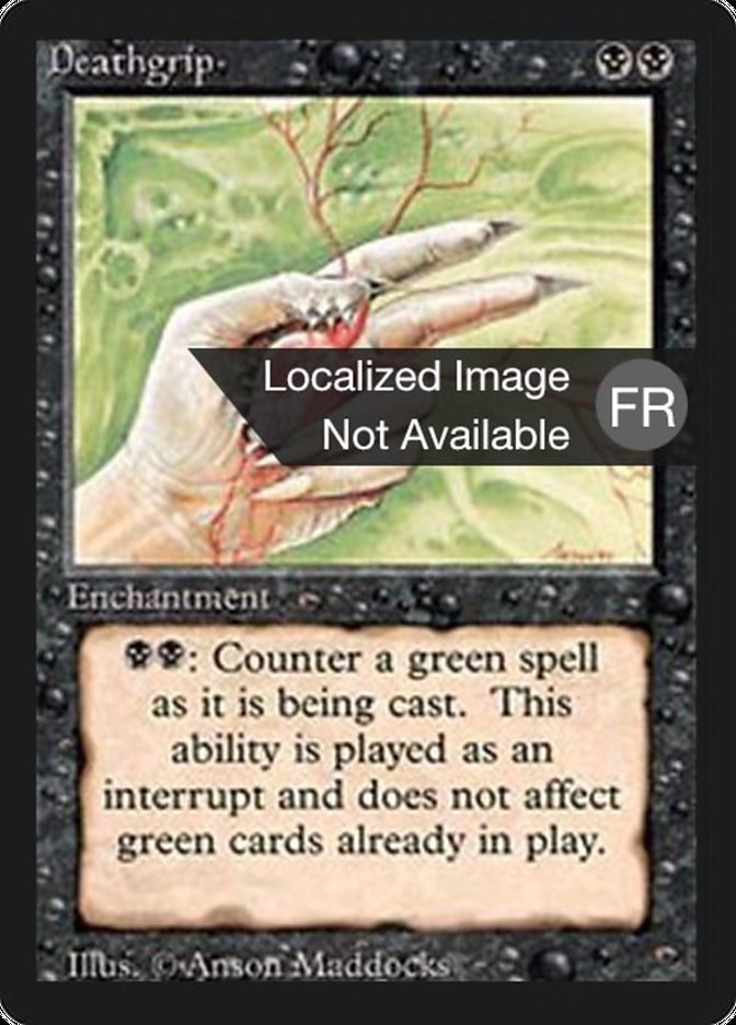 Deathgrip [Foreign Black Border] | Golgari Games