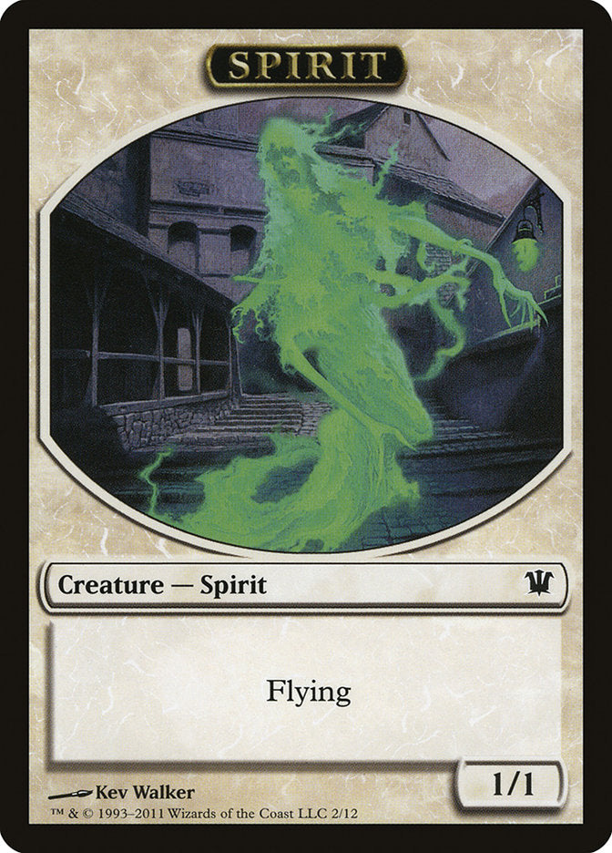 Spirit Token [Innistrad Tokens] | Golgari Games