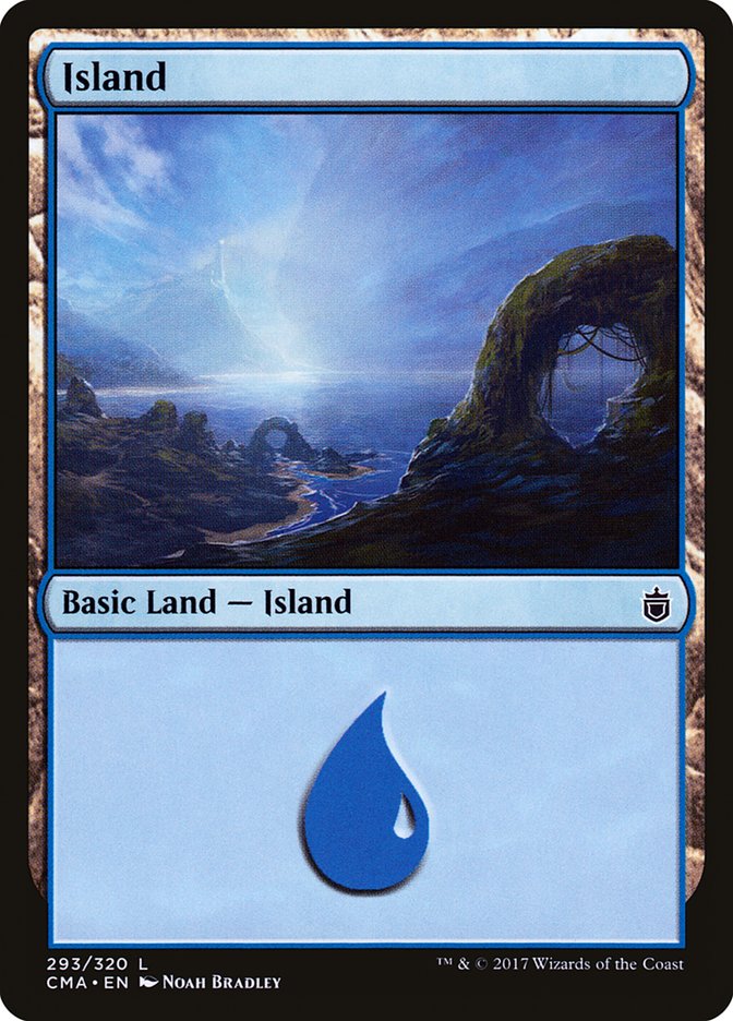 Island (293) [Commander Anthology] | Golgari Games