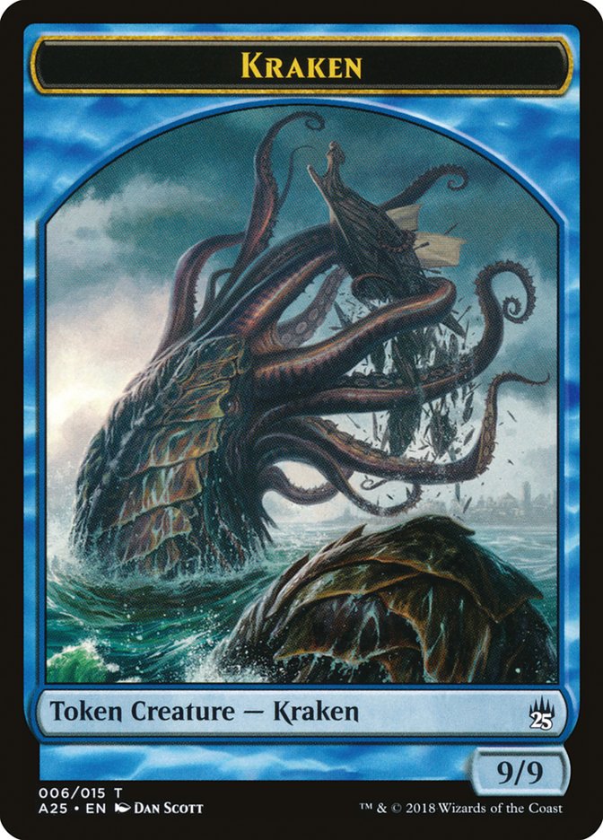 Kraken Token [Masters 25 Tokens] | Golgari Games