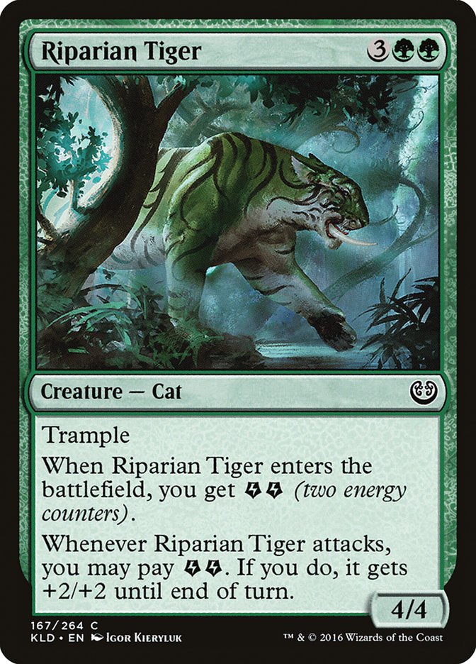 Riparian Tiger [Kaladesh] | Golgari Games