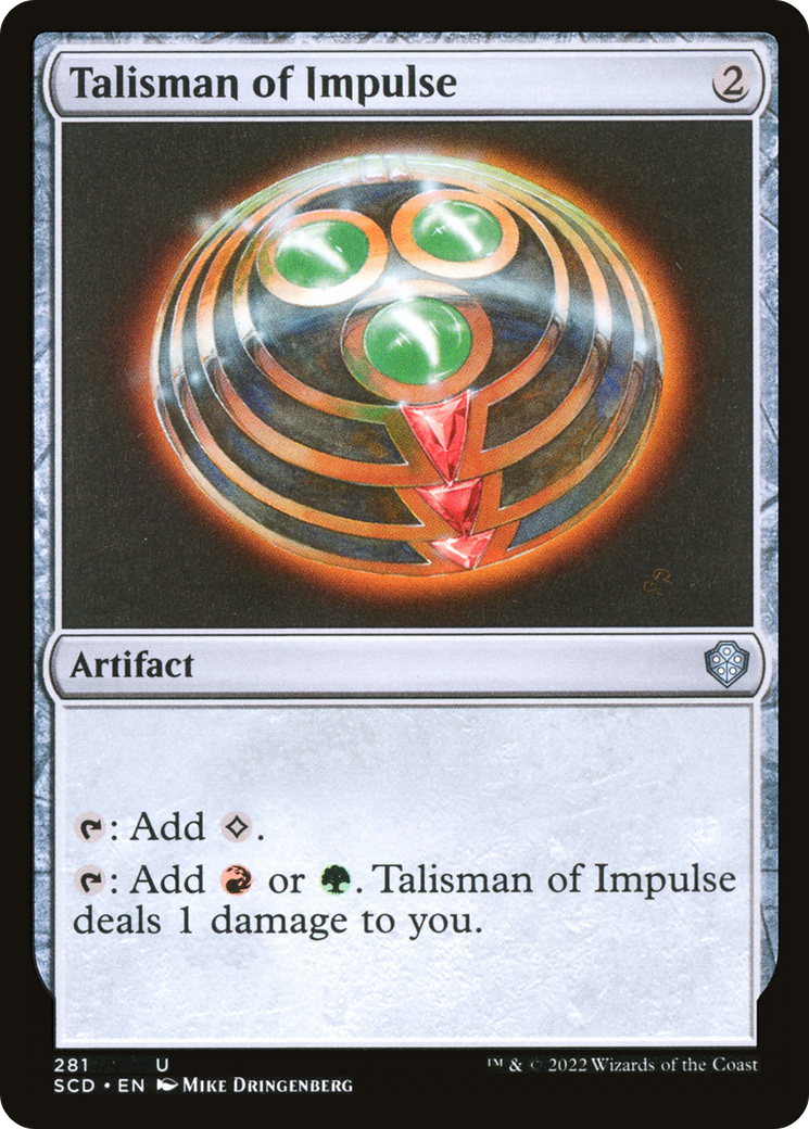 Talisman of Impulse [Starter Commander Decks] | Local Legends