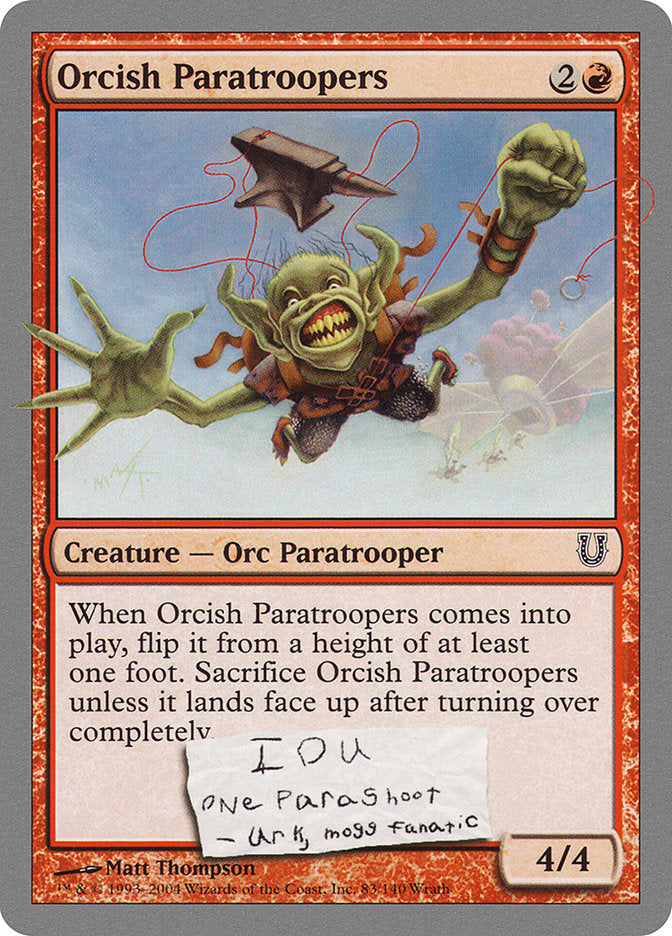 Orcish Paratroopers [Unhinged] | Local Legends