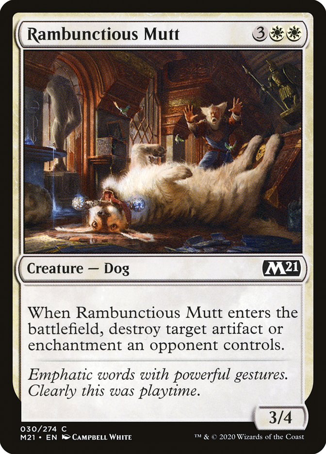 Rambunctious Mutt [Core Set 2021] | Golgari Games