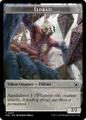 Goblin // Eldrazi Double-Sided Token [March of the Machine Commander Tokens] | Golgari Games