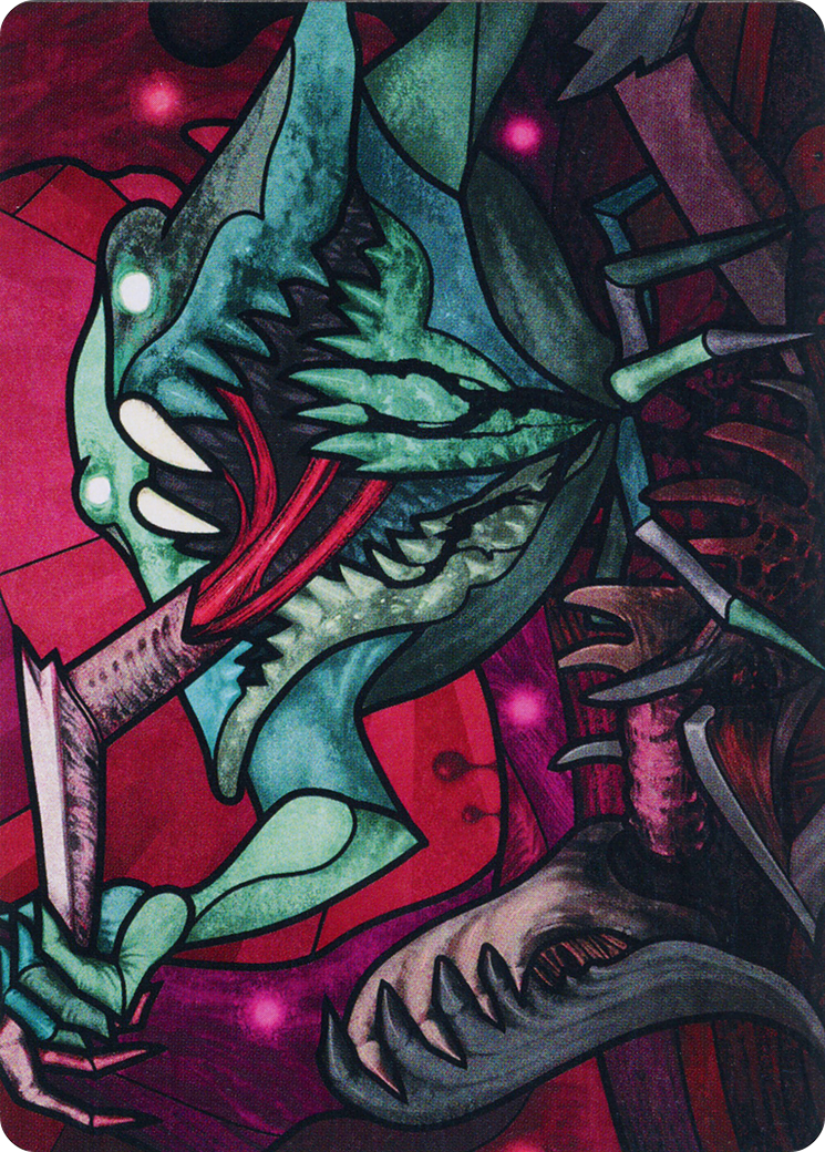 Yargle, Glutton of Urborg Art Card [March of the Machine Art Series] | Golgari Games