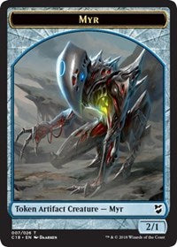 Myr (007) // Construct (020) Double-sided Token [Commander 2018 Tokens] | Local Legends