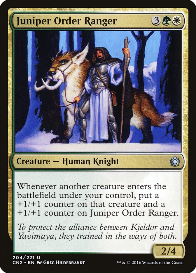 Juniper Order Ranger [Conspiracy: Take the Crown] | Golgari Games