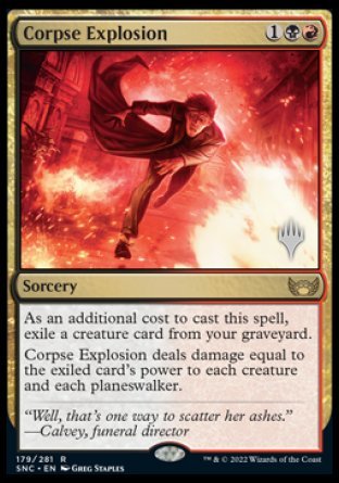 Corpse Explosion (Promo Pack) [Streets of New Capenna Promos] | Local Legends